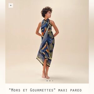 Brand New - Hermes cotton Maxi Pareo